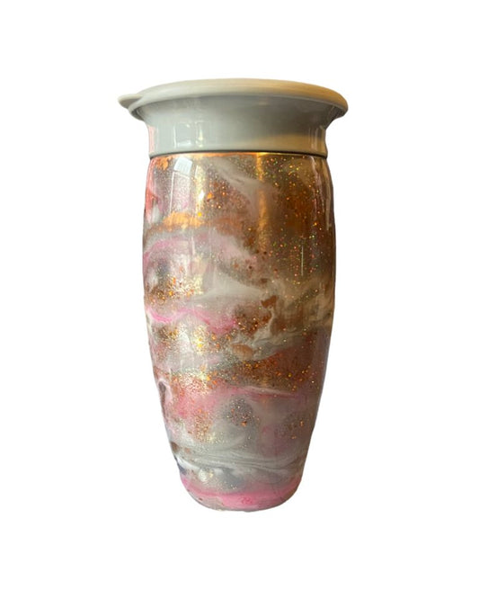 PINK & ROSE GOLD SIPPY CUP