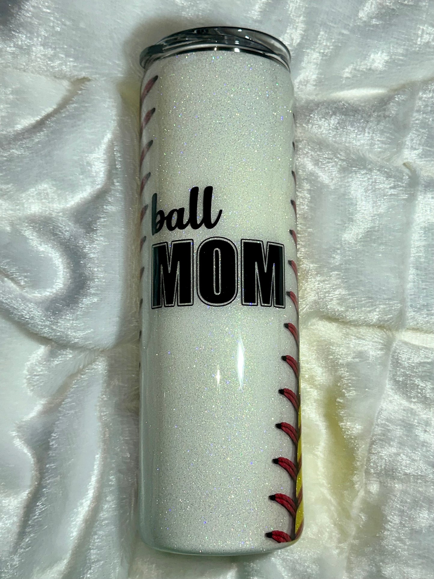 BALL MOM BASEBALL (GLOW)/SOFTBALL TUMBLER