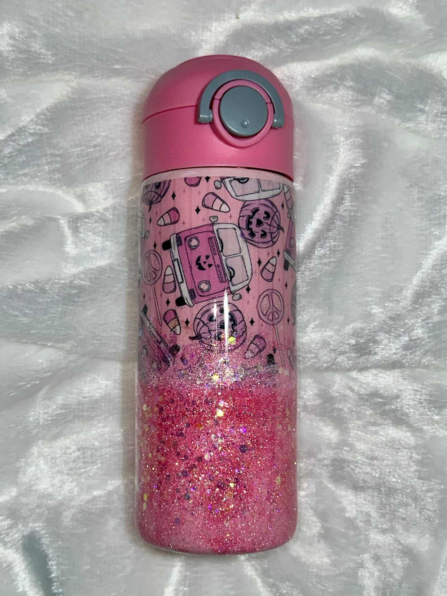 HALLOWEEN PINK VW SIPPY TUMBLER