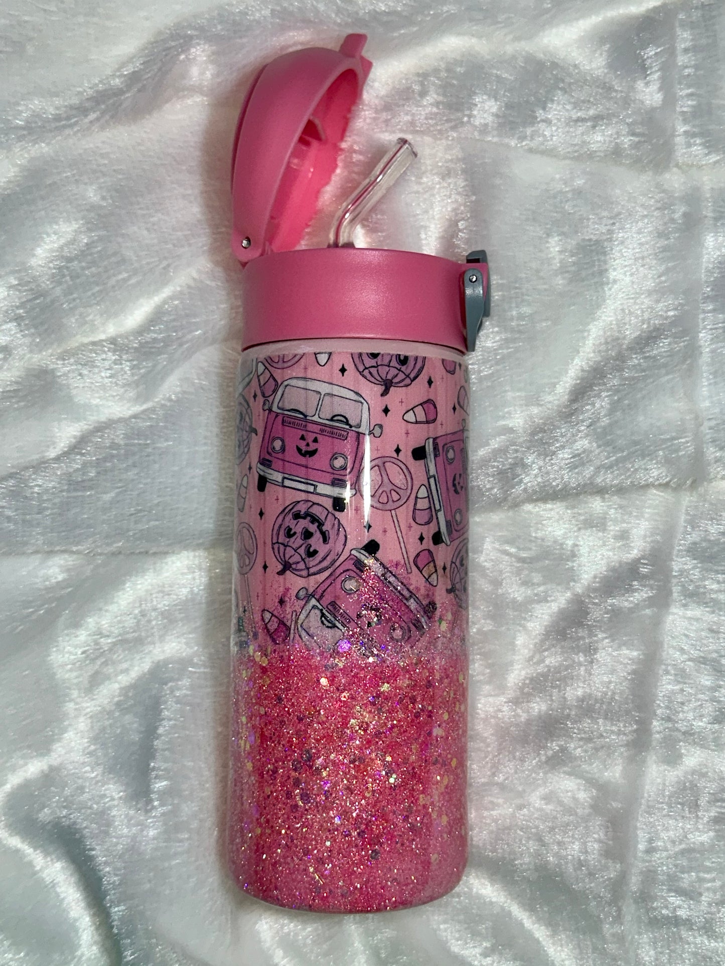 HALLOWEEN PINK VW SIPPY TUMBLER