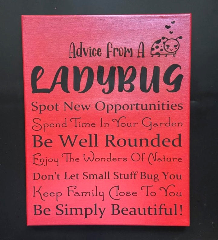 ADVICE FROM A LADYBUG