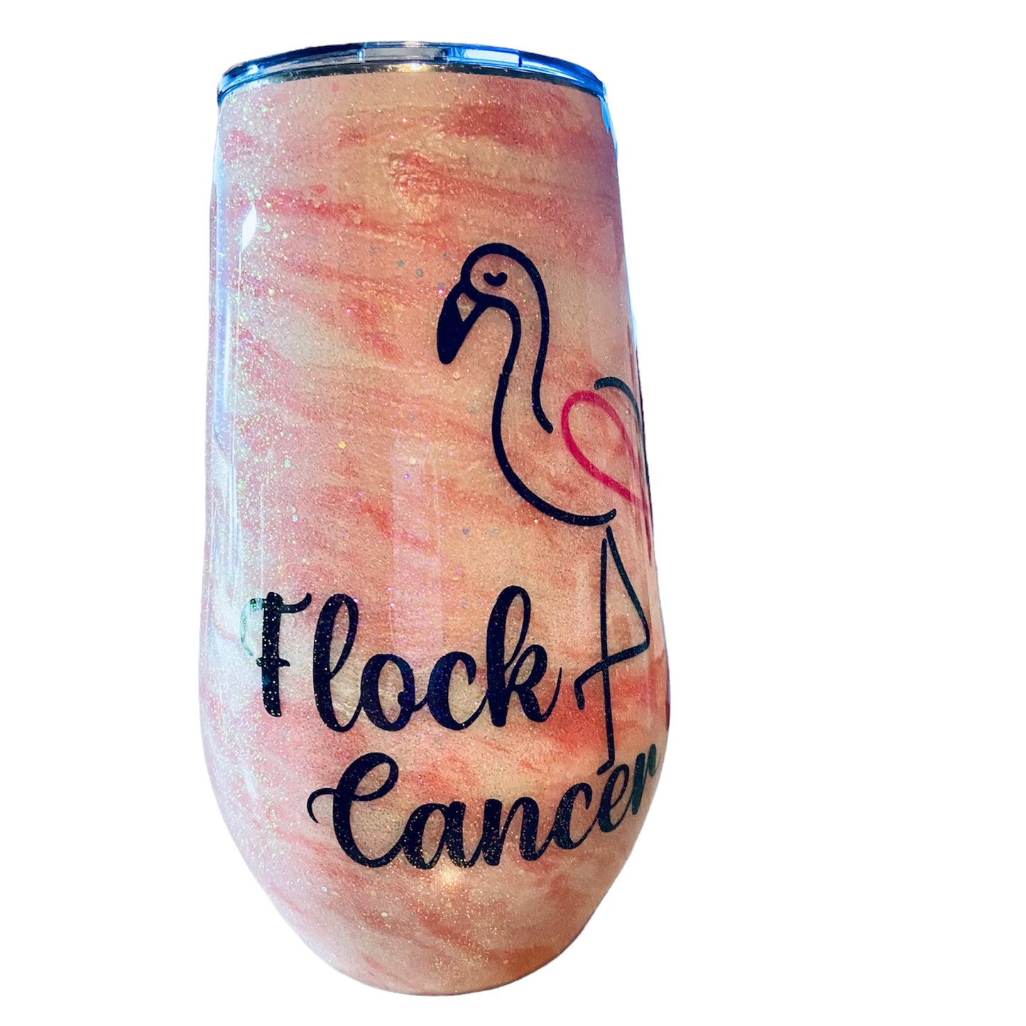 FLOCK CANCER WINE TUMBLER - GLOWS IN THE DARK