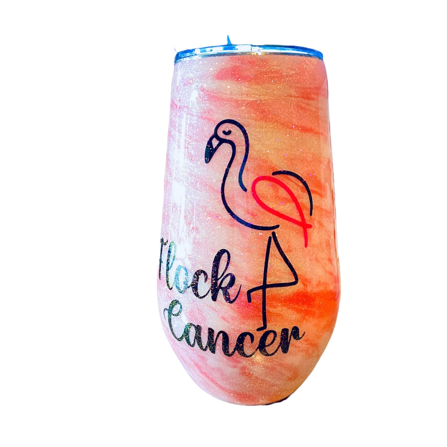 FLOCK CANCER WINE TUMBLER - GLOWS IN THE DARK