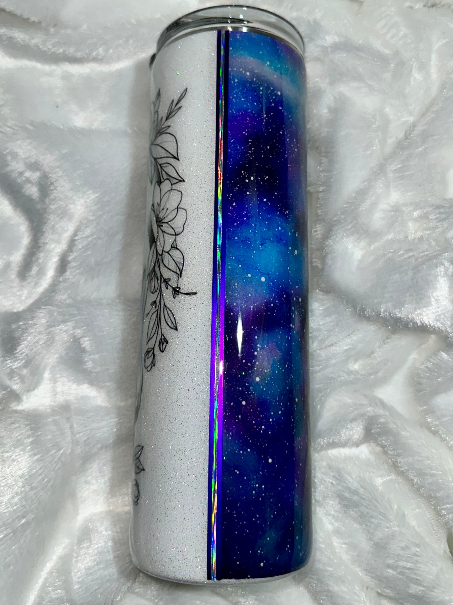 GALAXY UNICORN TUMBLER - GLOW IN THE DARK