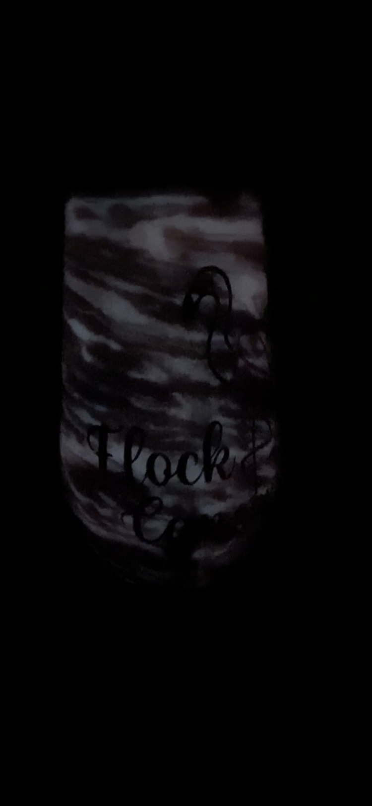 FLOCK CANCER WINE TUMBLER - GLOWS IN THE DARK