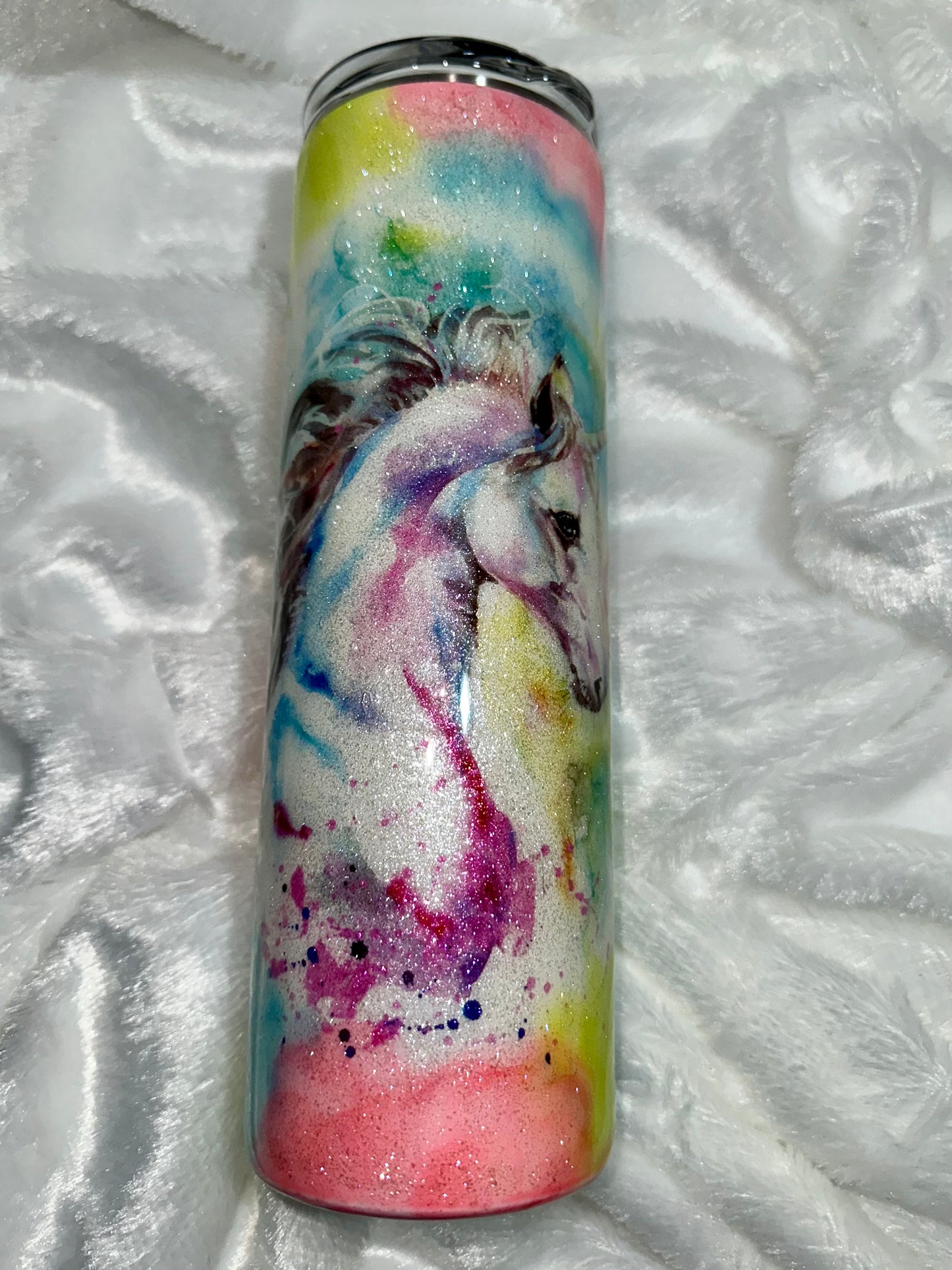 WATERCOLOR UNICORN TUMBLER